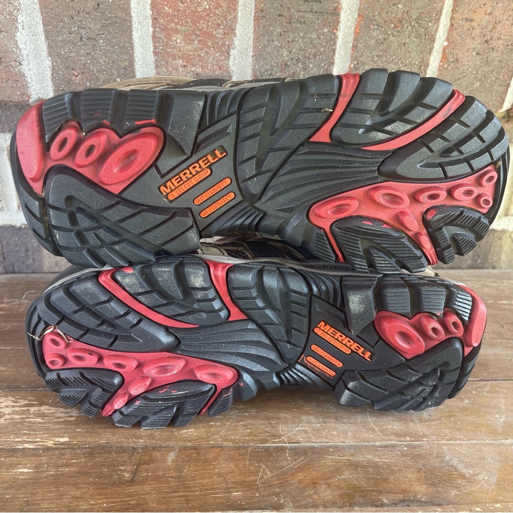 Merrell Women’s Moab 2 Mid, Waterproof Hiking Boots, Size 6, Steel‎ Toe sb3 - Picture 14 of 15
